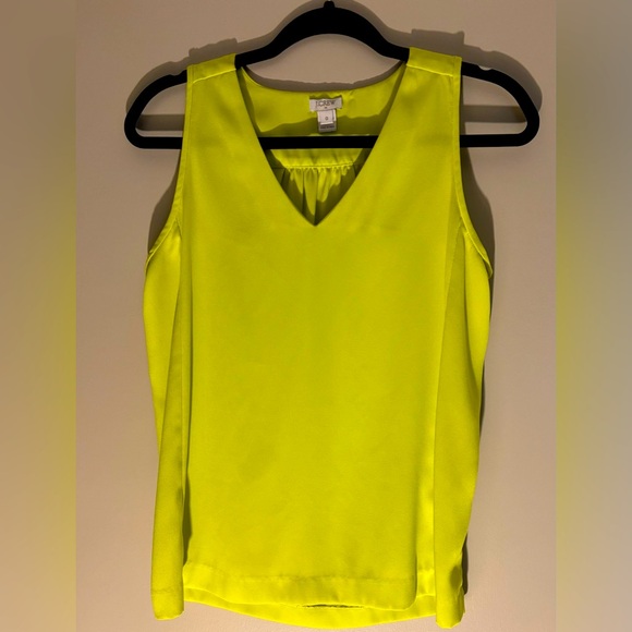 J.Crew neon yellow tank - Picture 1 of 6